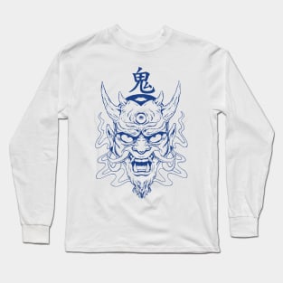 Japanese Tattoo Devil Oni Art Long Sleeve T-Shirt